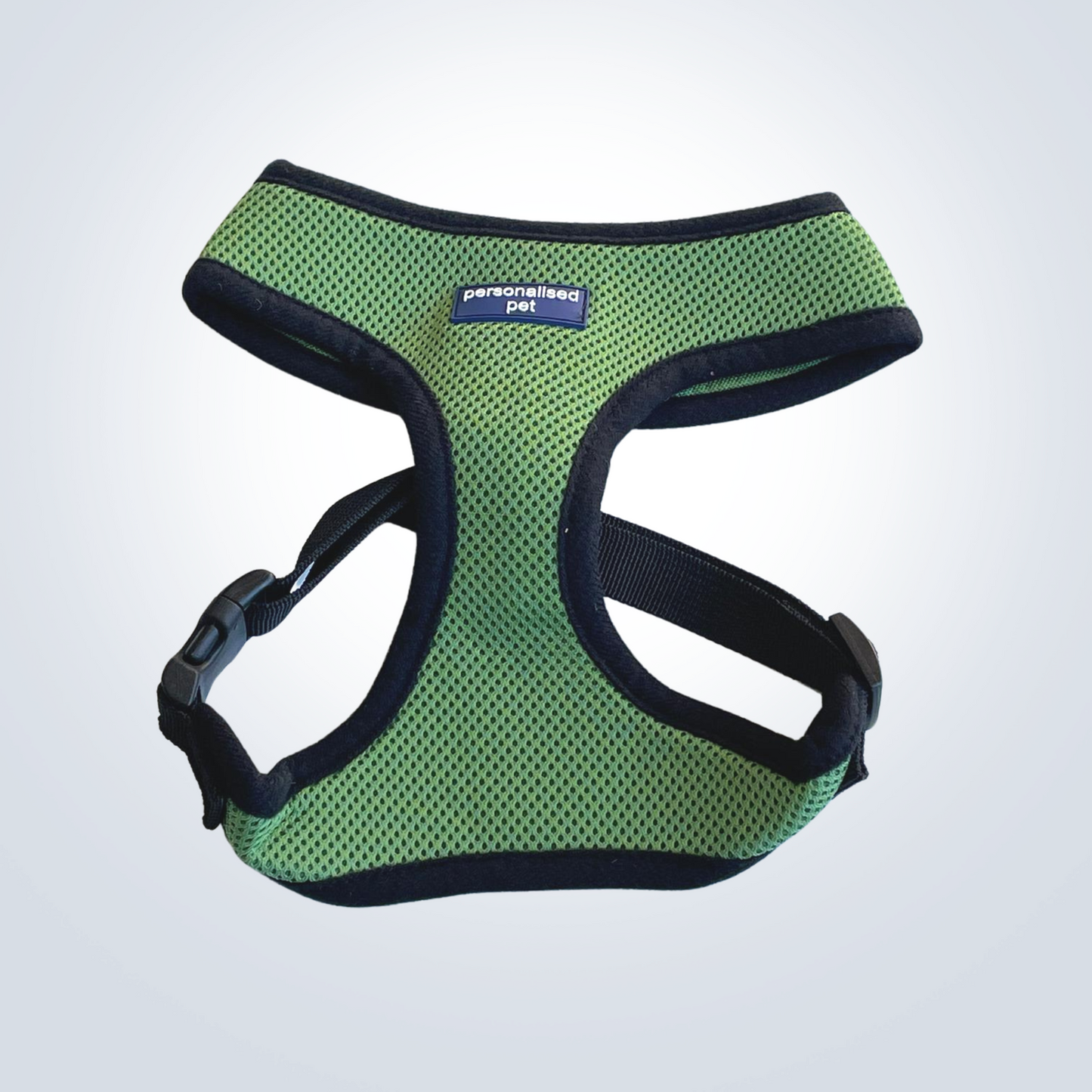 PET HARNESS Green - Embroidered