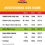 personalised pet double walker size guide