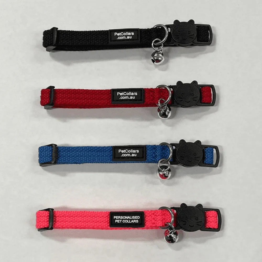 cat collar with name and number
