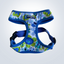 PET HARNESS Floral Blue - Embroidered