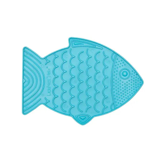 Licki Mat Felix cat lick mat blue