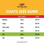 personalised dog coat size guide