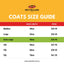 personalised dog coat size guide