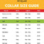 custom pet collar size guide