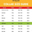 custom pet collar size guide