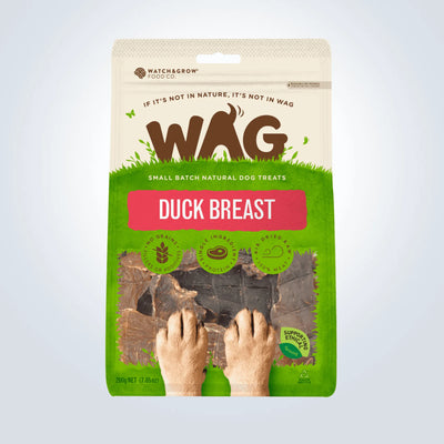 WAG duck breast dog treats