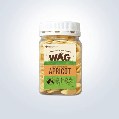WAG Apricot Yoghurt Drops dog treats