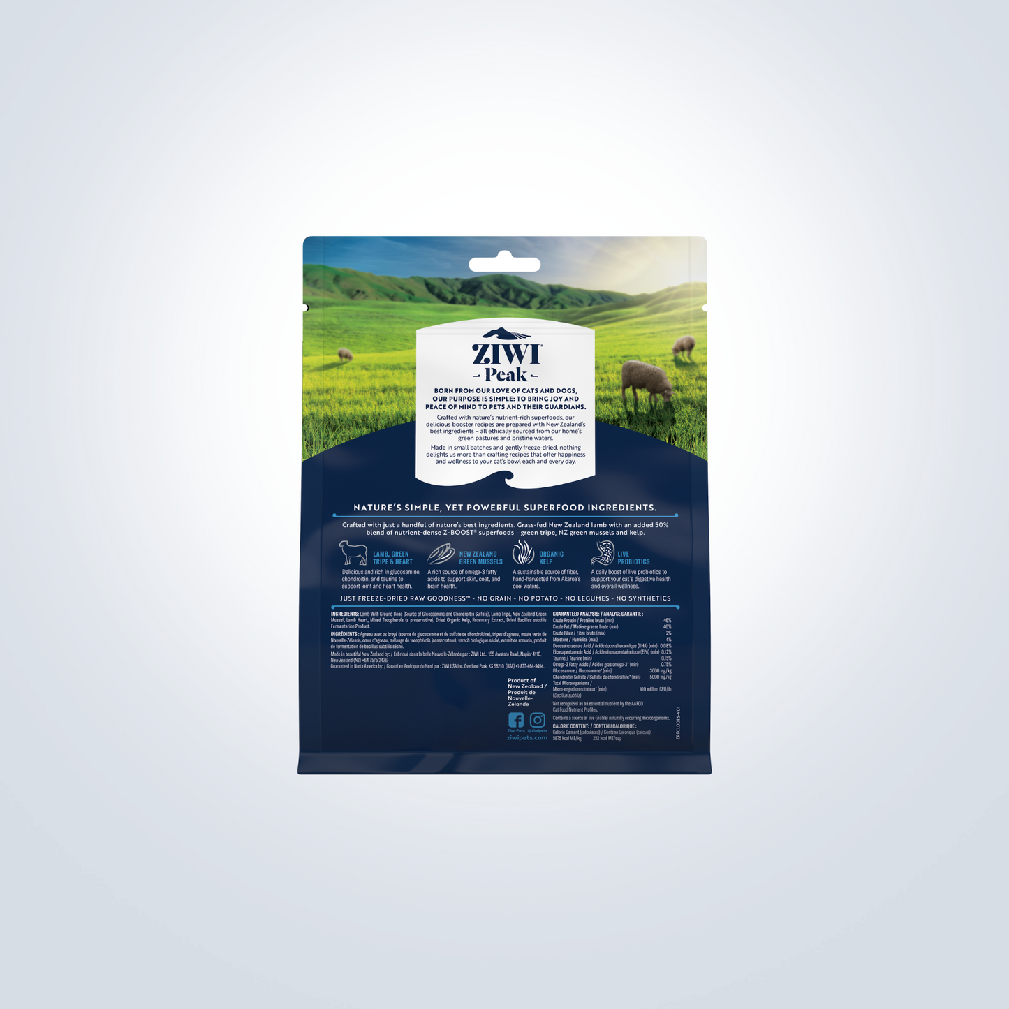 Ziwi Peak Freeze Dried Cat Superboost Lamb 85g